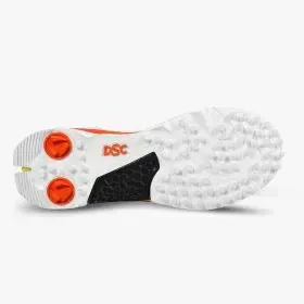 DSC Jaffa GT Cricket Shoes White/Yellow/Orange
