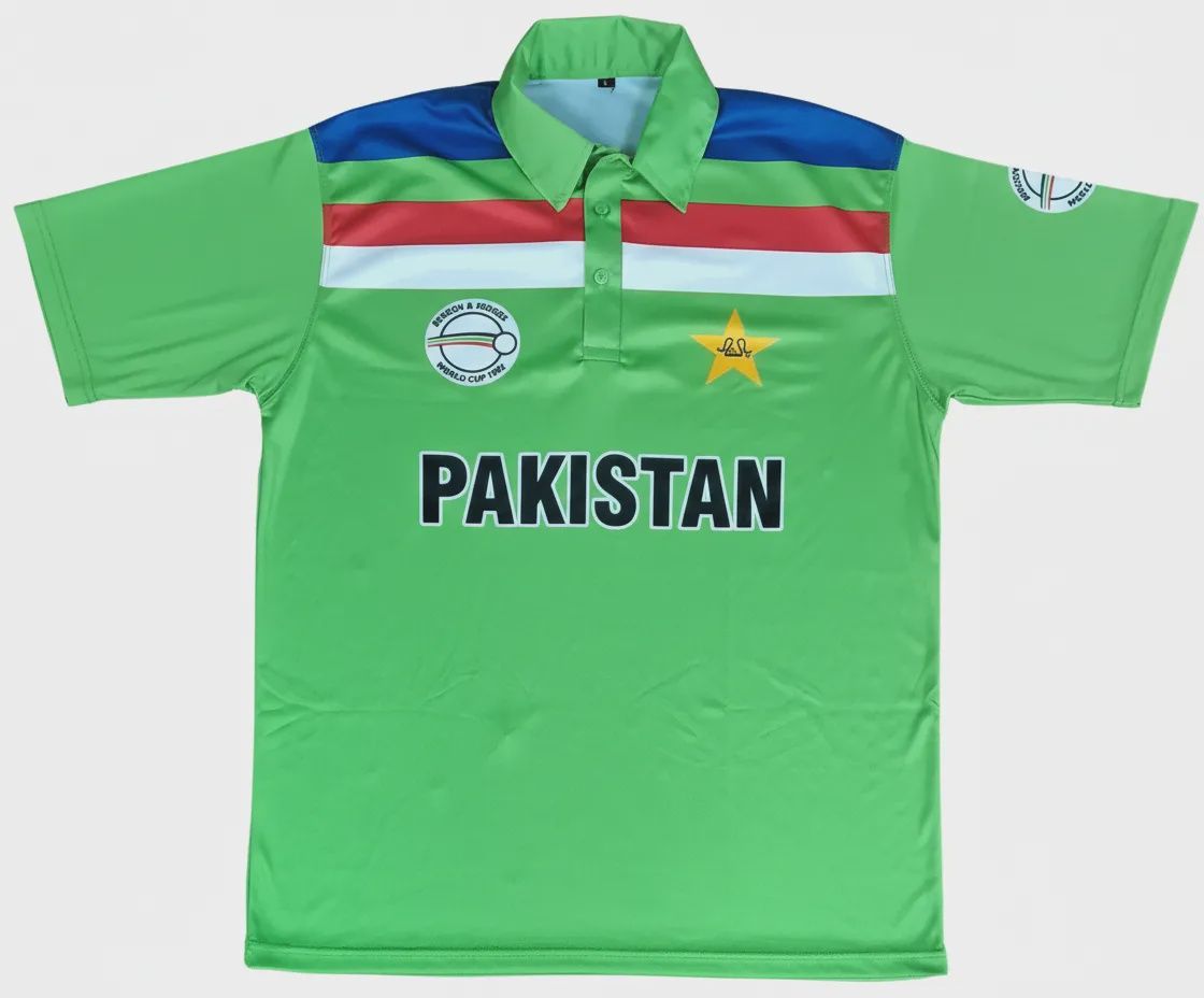 Pakistan Team Jersey - 1992 World Cup, Garment Size: 2XL