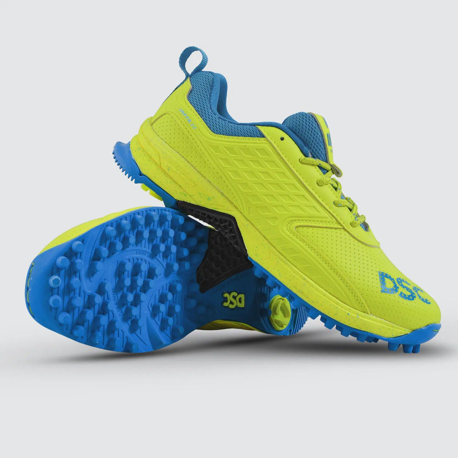 DSC Jaffa 22 Cricket Shoes Lemon-Yellow, Shoe Size: UK10/US11