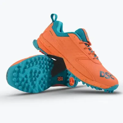DSC Jaffa 22 Cricket Shoes Orange | Rubber Spikes