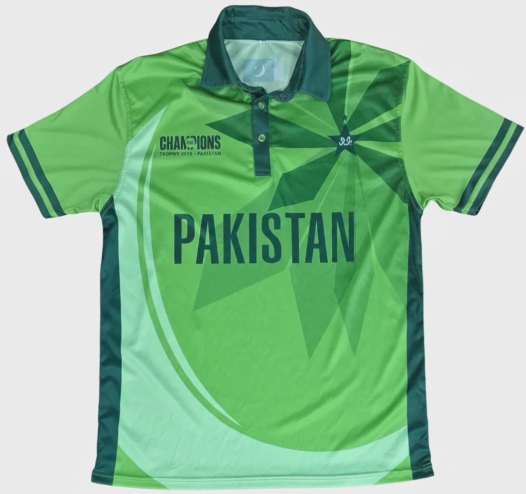 Pakistan Team Jersey - Champions Trophy 2025, Garment Size: 2XL