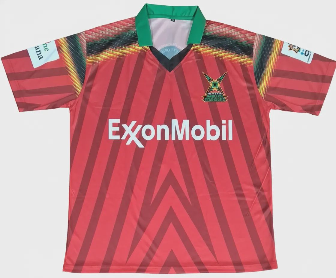 Guyana Amazon Warriors - CPL Replica Jerseys 2024, Garment Size: 2XL