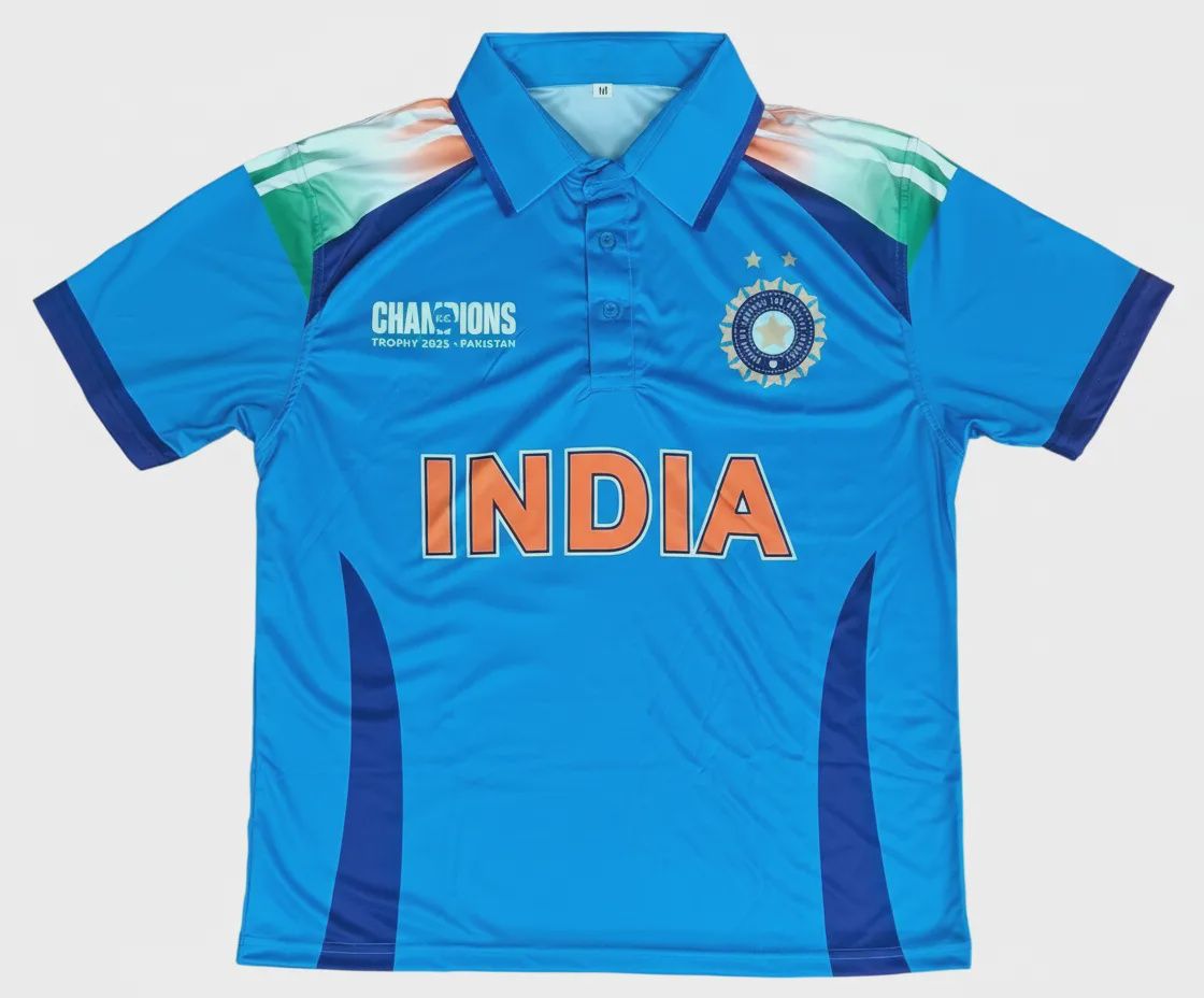 India Team Jersey (Champions Trophy 2025), Garment Size: 2XL