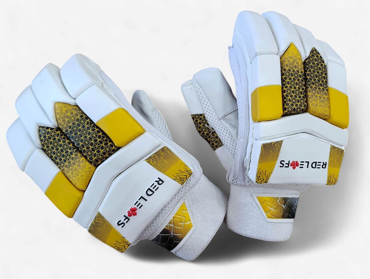 RLS Batting Gloves - Classic Edition - Black/Yellow, RH/LH: Left Hand