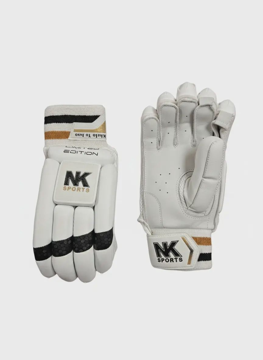 NK Batting Gloves - Limited Edition White Sausage, RH/LH: Left Hand