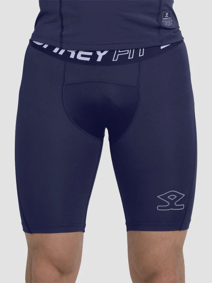 Shrey Intense Compression Shorts, Color: Black, Garment Size: 2XL