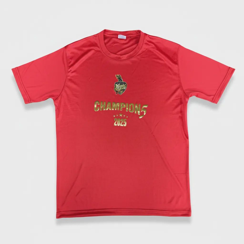 Trinbago Knight Riders - CPL Replica Champions Jersey 2025 (TKR), Garment Size: 2XS