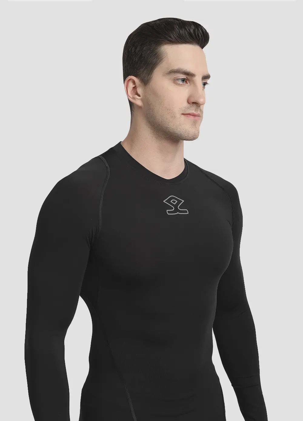 Shrey Intense Compression Long Sleeve Top, Garment Size: 2XL