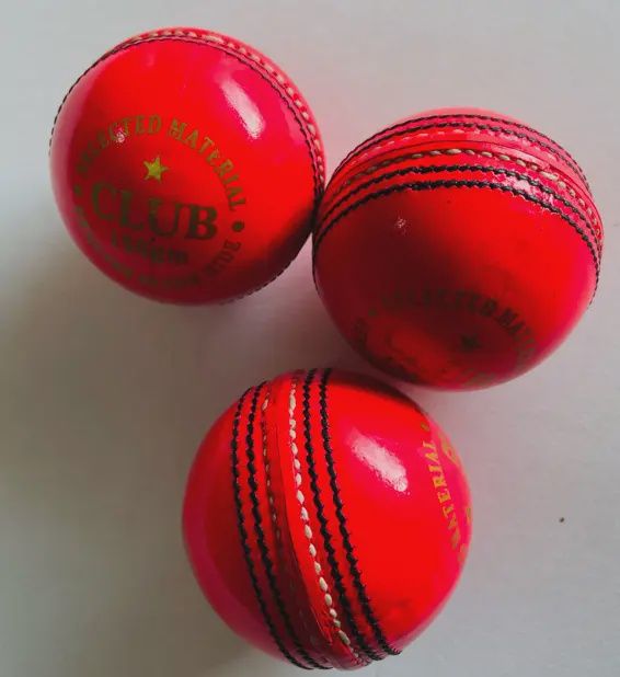 Red Leafs CLUB Cricket Leather Ball