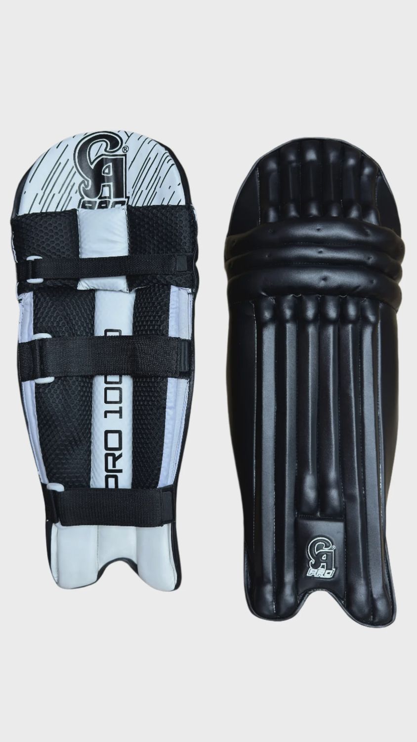 CA Pro 10000 Batting Pads, Color: Black