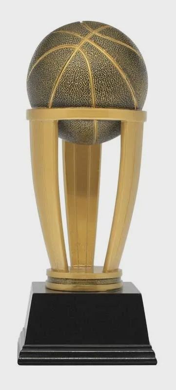 Titan Series Resin Basketball-RA2003, Trophy size: 10.75 Inches