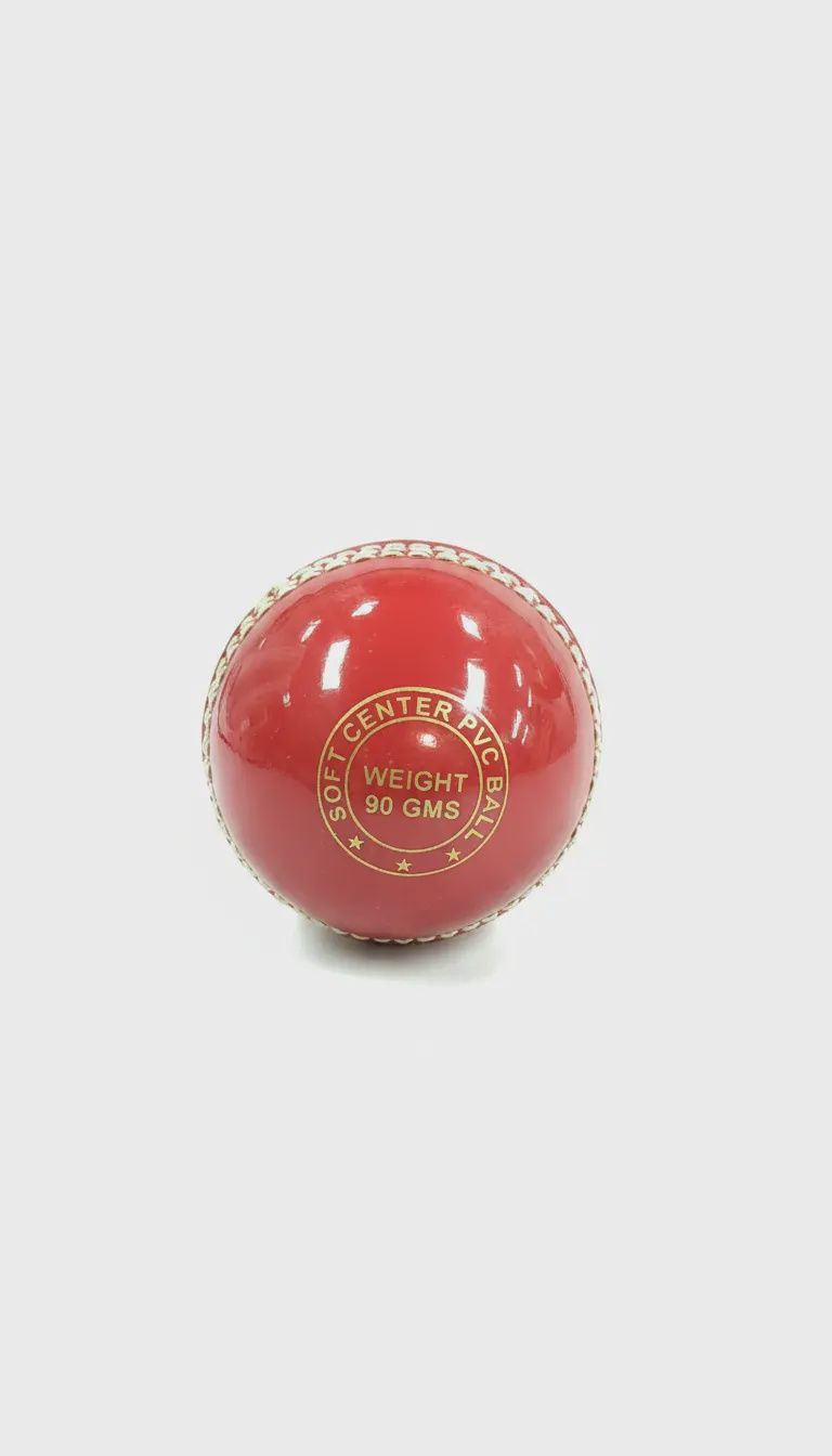 RLS PVC Balls (90 Grams), Color: Red