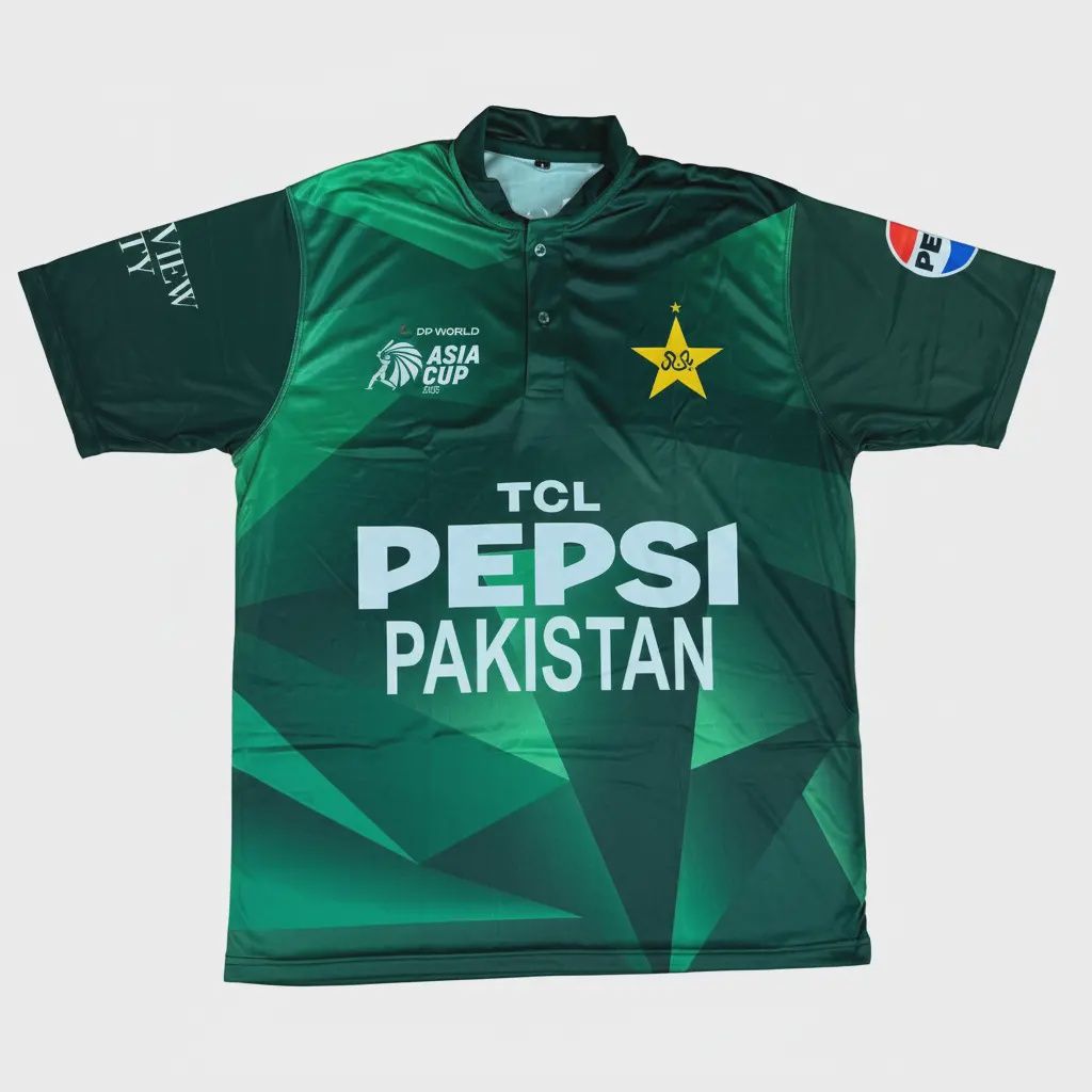 Pakistan Team Jersey Asia Cup - 2025, Garment Size: 2XL