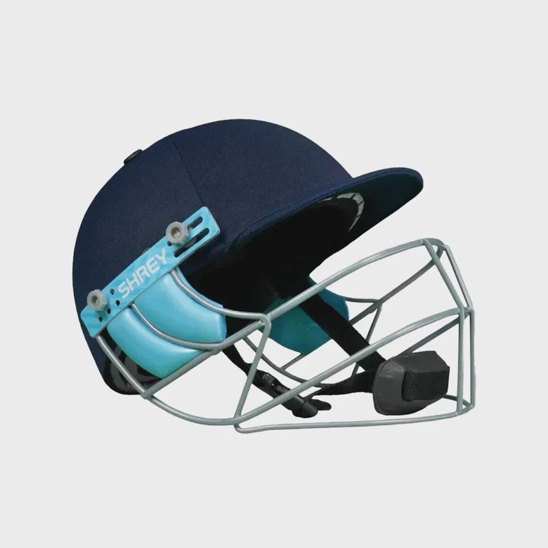 Shrey Match 3.0 Steel Cricket Helmet - Navy Blue