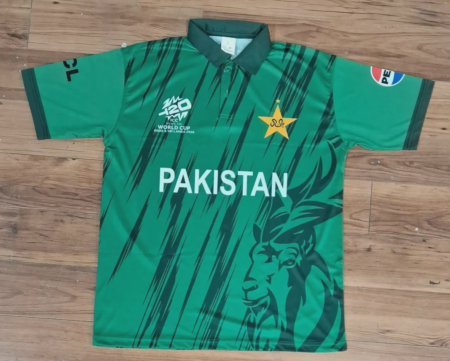 Pakistan Team Jersey T20 World Cup - 2026, Garment Size: 2XL