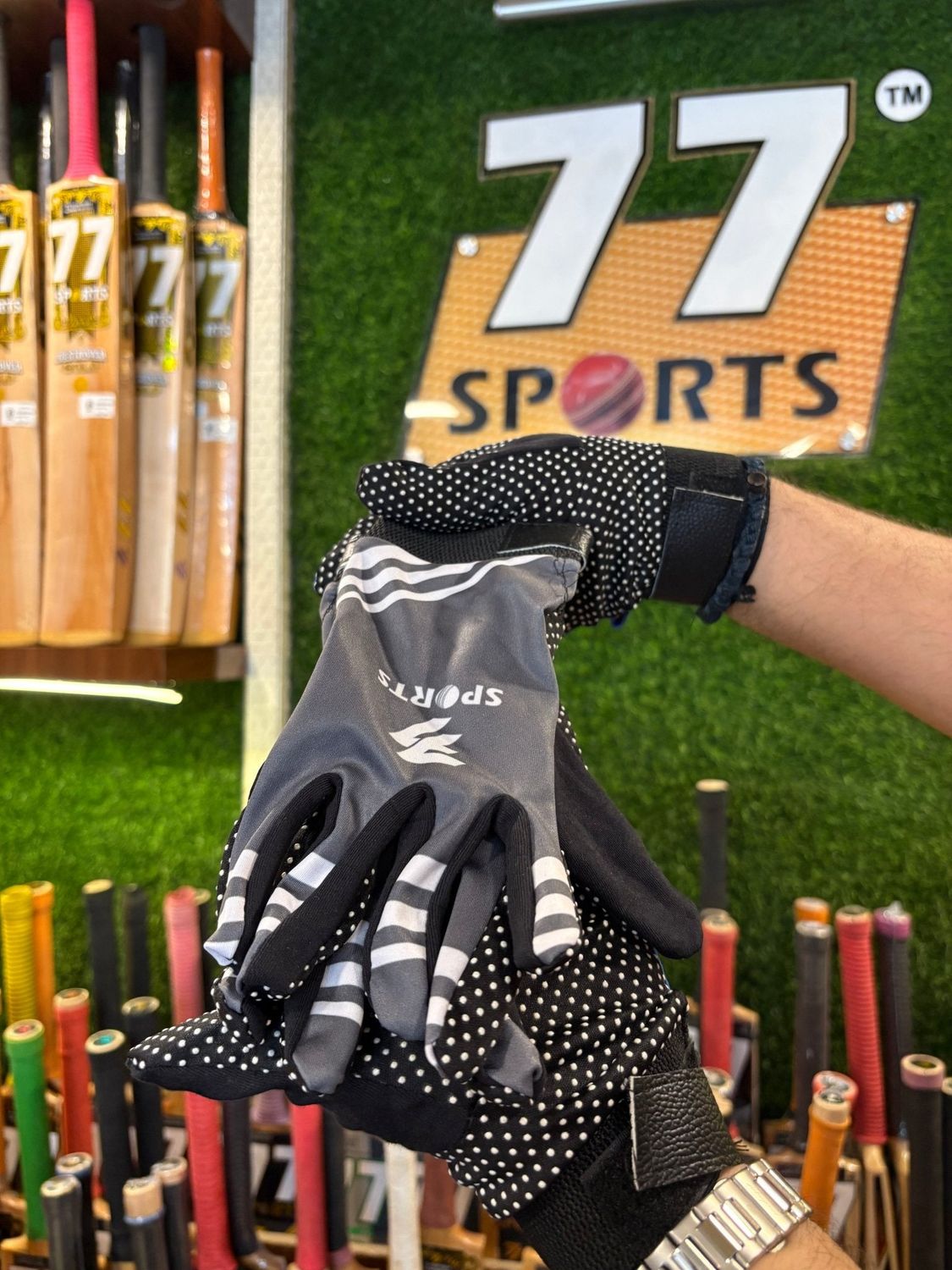 77 Sports Dotprint Challenger Batting Gloves