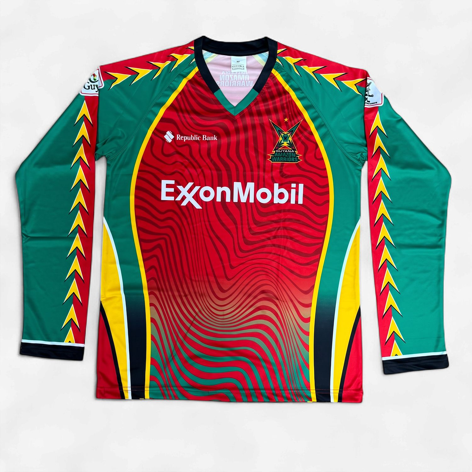 Guyana Amazon Warriors Full Sleeve Cricket Jersey - 2026, Garment Size: Small