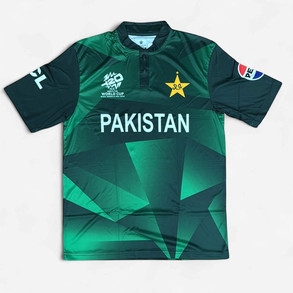 Pakistan Team Jersey T20 World Cup - 2024, Garment Size: Small