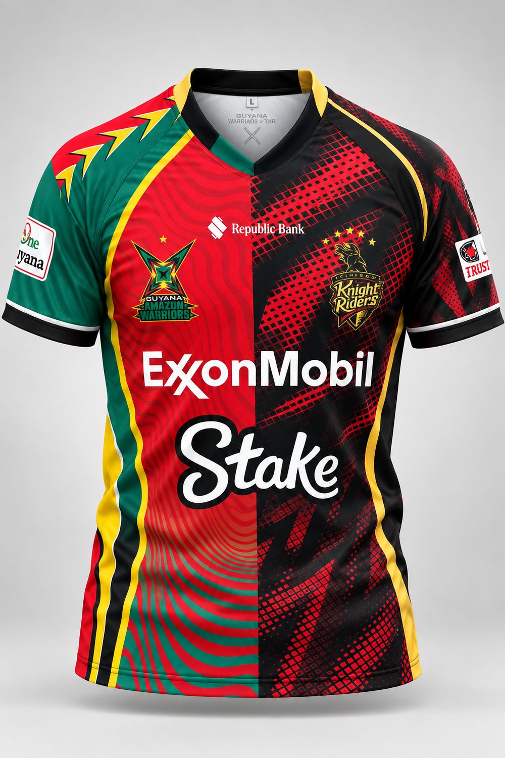 Guyana x TKR Fusion Cricket Jersey, Garment Size: Small