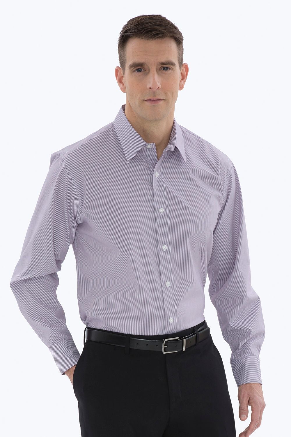 MiniStripe Stretch Woven Shirt