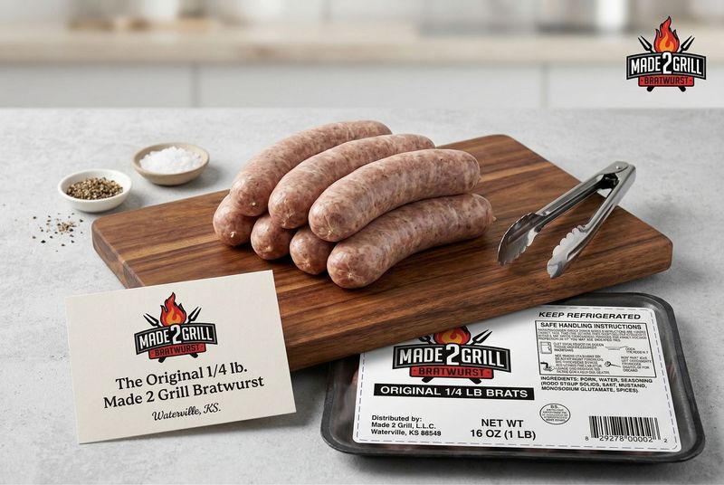 Original 1/4lb. Made 2 Grill Bratwurst