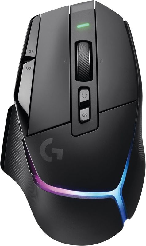Logitech G502 X Plus Wireless Gaming Mouse: Optical Switches, LIGHTSYNC RGB, 13 Buttons, Infinite Scroll Toggle, <130 hr Battery Life, USB-C, PowerPlay Wireless Charging Capable, for PC/MacOS