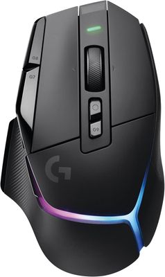 Logitech G502 X Plus Wireless Gaming Mouse: Optical Switches, LIGHTSYNC RGB, 13 Buttons, Infinite Scroll Toggle, <130 hr Battery Life, USB-C, PowerPlay Wireless Charging Capable, for PC/MacOS