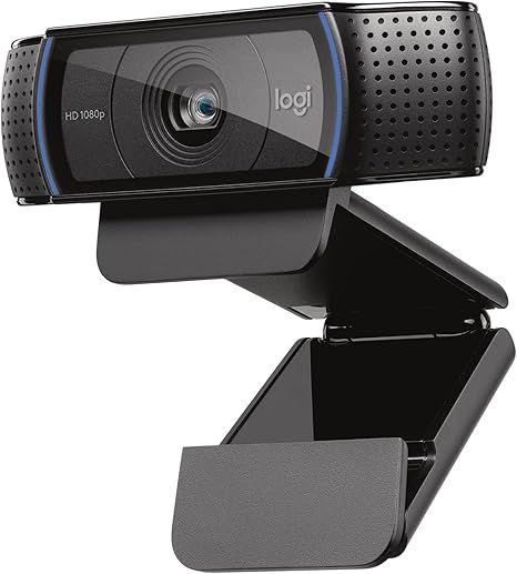 Logitech C920x HD Pro PC Webcam, Full HD 1080p/30fps Video, Clear Audio, HD Light Correction, Works with Microsoft Teams, Google Meet, Zoom, Nintendo Switch 2’s new GameChat Mode, Mac/Tablet