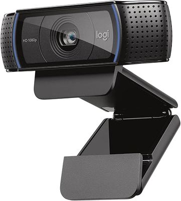 Logitech C920x HD Pro PC Webcam, Full HD 1080p/30fps Video, Clear Audio, HD Light Correction, Works with Microsoft Teams, Google Meet, Zoom, Nintendo Switch 2’s new GameChat Mode, Mac/Tablet