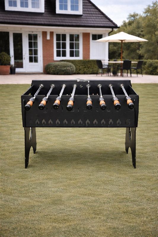 Flat-Pack Grill with Automatic Skewer Rotation (8 Skewers)