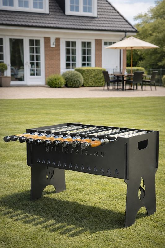 Grillcraft Flat-Pack Charcoal Grill (10 Skewers)