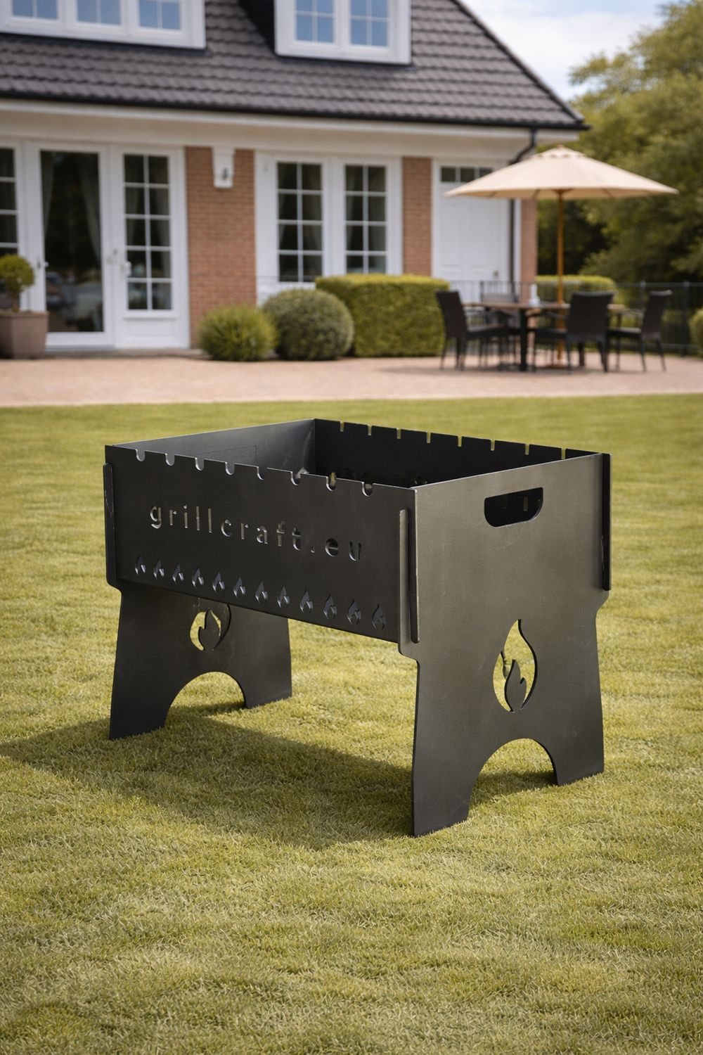 Flat-Pack Charcoal Grill (8 Skewers)