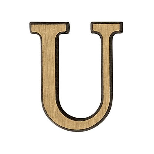 Carattere Romano Rettificato -U 5 cm