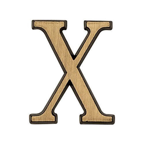 Carattere Romano Rettificato -X 5 cm