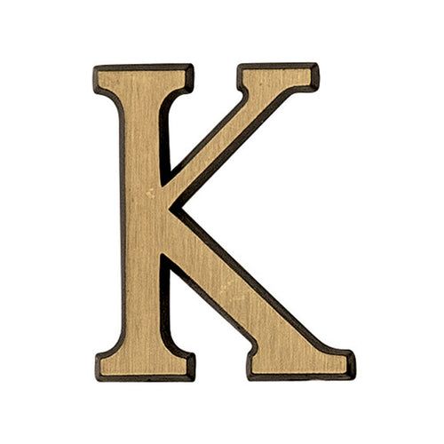 Carattere Romano Rettificato - K 4 cm