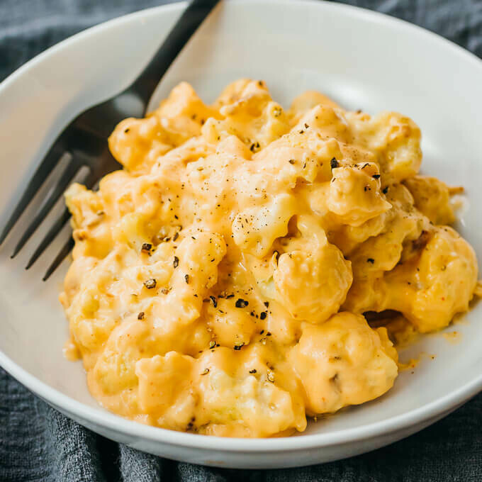 Keto Cauliflower Mac & Cheese