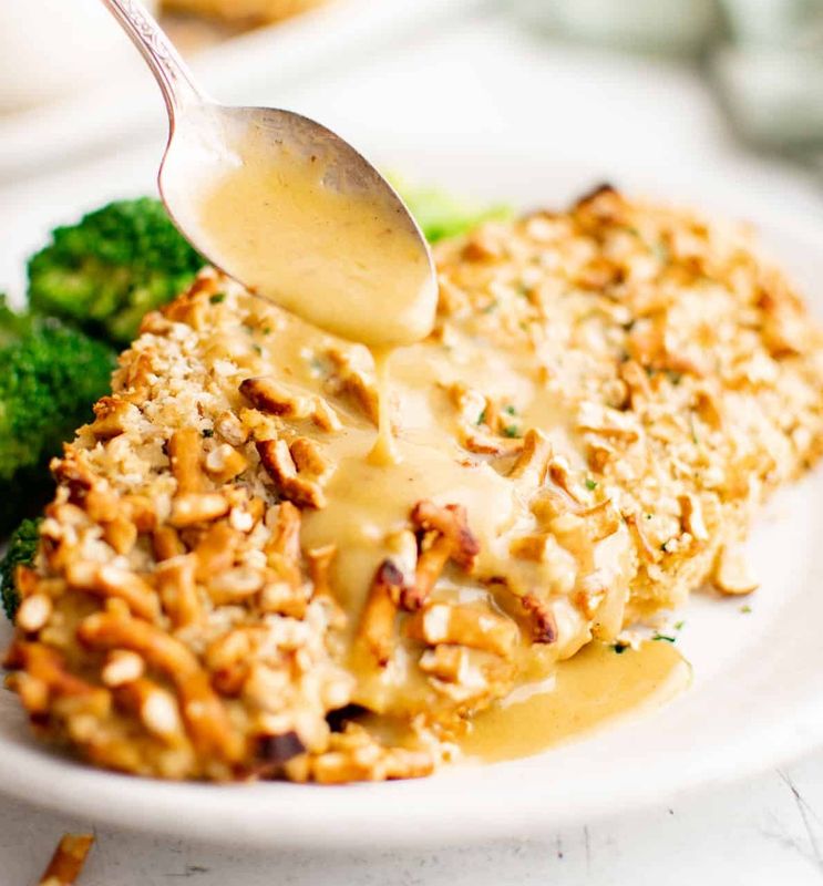 Pretzel Crusted Chicken