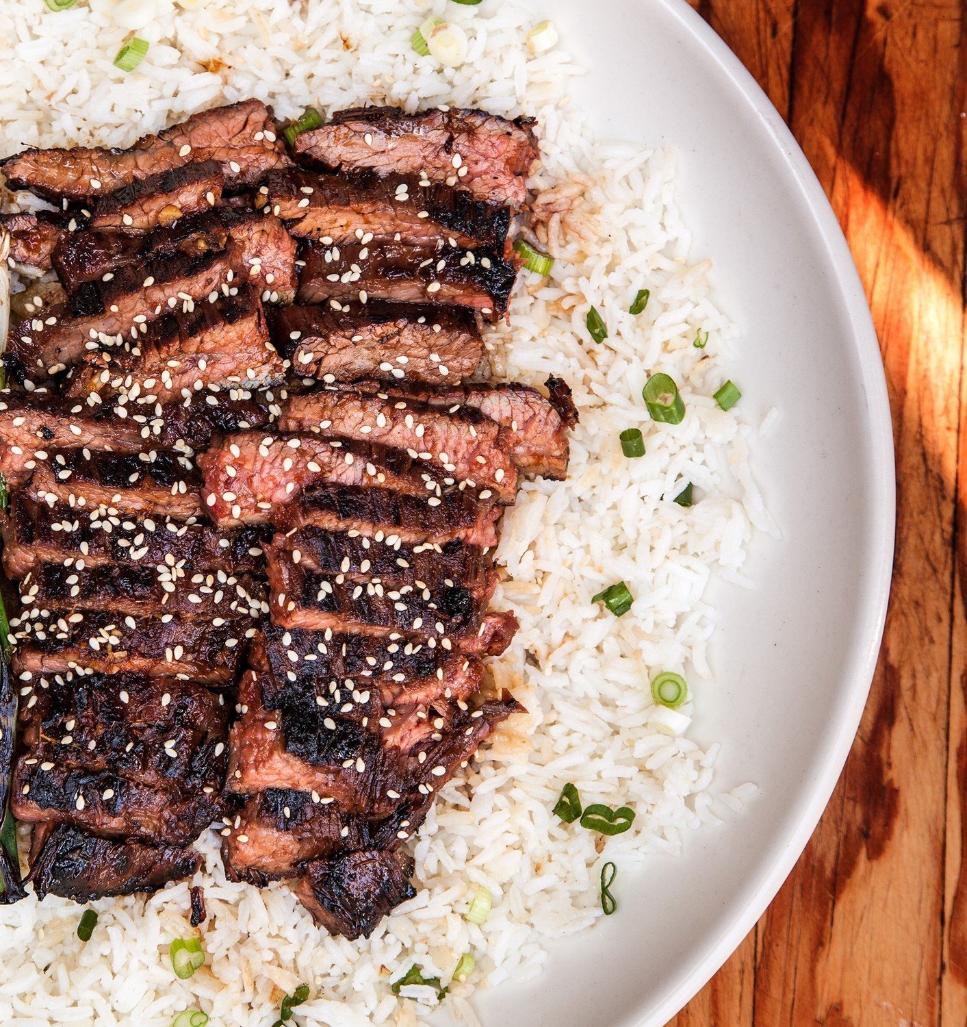 grilled beef teriyaki