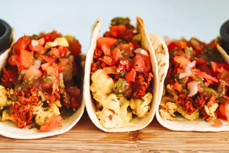 Chorizo Breakfast Tacos