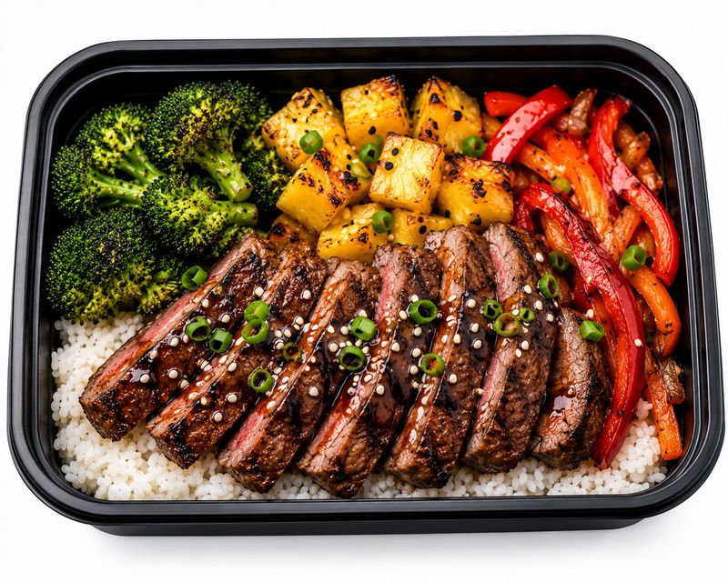 Teriyaki Steak &amp; Pineapple Power Bowl
