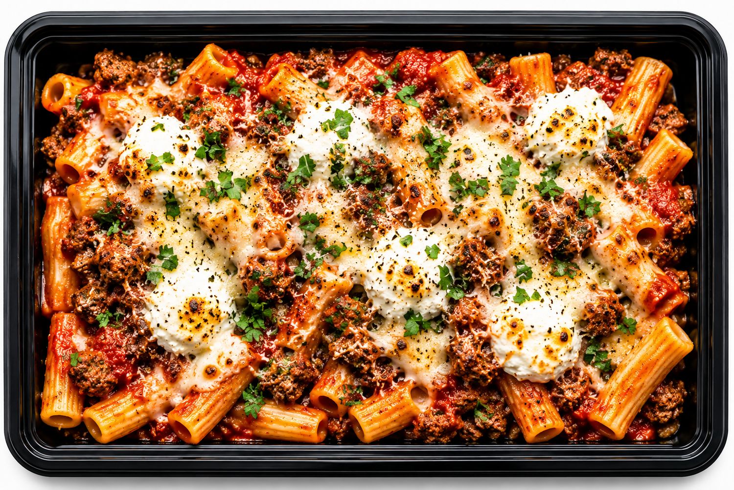 Italian Beef &amp; Ricotta Baked Ziti