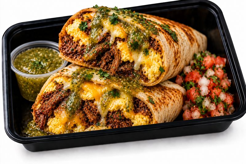 Birria Protein Breakfast Burrito