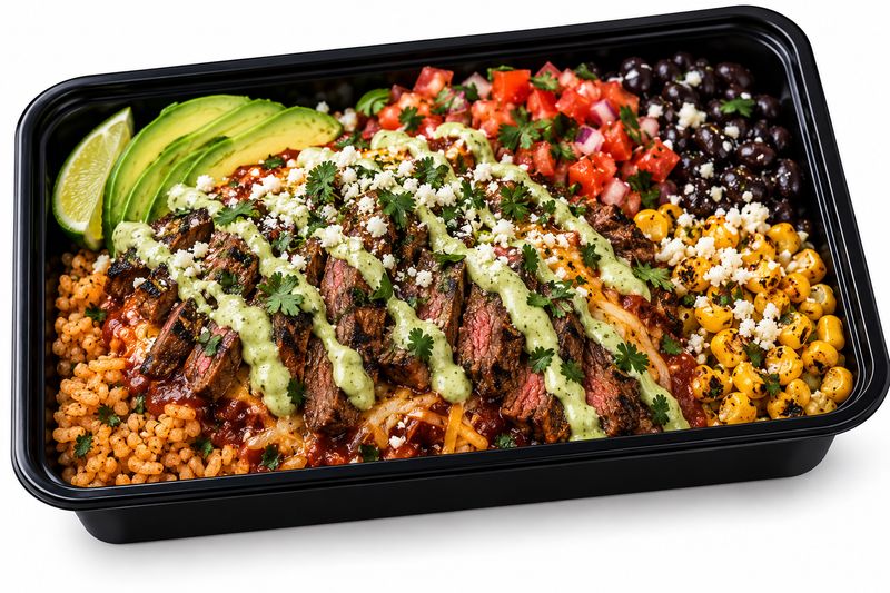 Carne Asada Enchilada Bowl