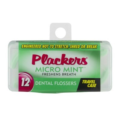 Флоссер Plackers Micro Mint, 12 шт