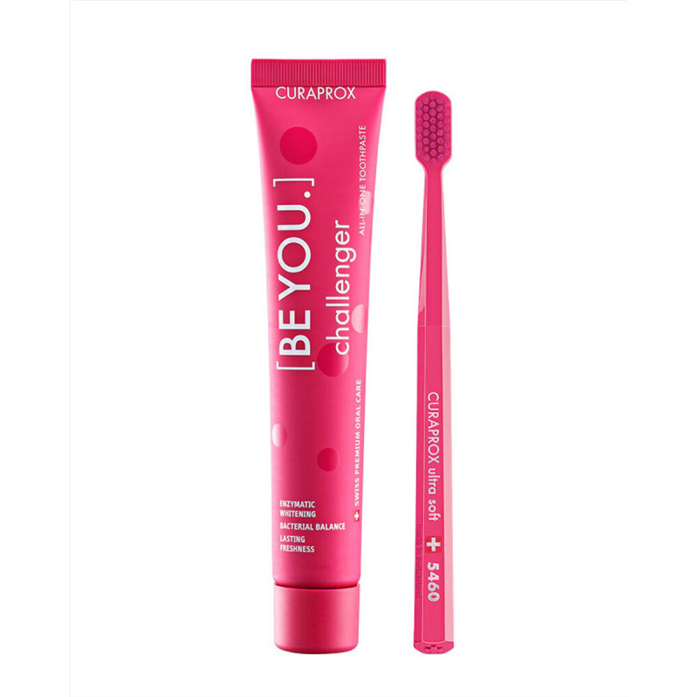 Набор Curaprox Be You Red set (Зубная паста Первооткрыватель ЯГОДЫ МОЖЖЕВЕЛЬНИКА и ХУРМА + Зубная щетка CS5460) Набор Curaprox Be You Red set (Зубная паста Первооткрыватель ЯГОДЫ МОЖЖЕВЕЛЬНИКА и ХУРМА + Зубная щетка CS5460)
