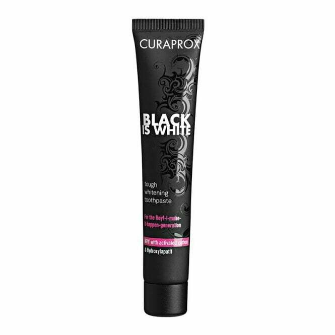 Зубная паста Curaprox для отбеливания Black is White, 90 мл Зубная паста Curaprox для отбеливания Black is White, 90 мл