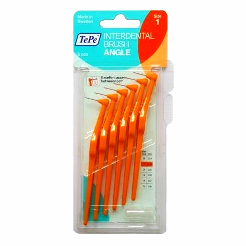 Набор межзубных ершиков ТеРе Angle 0.45 mm ORANGE Набор межзубных ершиков ТеРе Angle 0.45 mm ORANGE