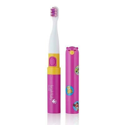 Электрическая зубная щетка Brush-Baby Go-Kidz Розовая (с 3 лет)