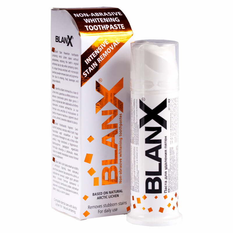 Отбеливающая зубная паста BlanX Med Stain Removal для удаления пятен, 100 мл. Отбеливающая зубная паста BlanX Med Stain Removal для удаления пятен, 100 мл.