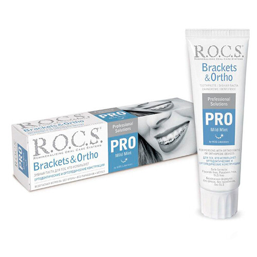 Зубная паста R.O.C.S. PRO Brackets&Ortho, 135 г